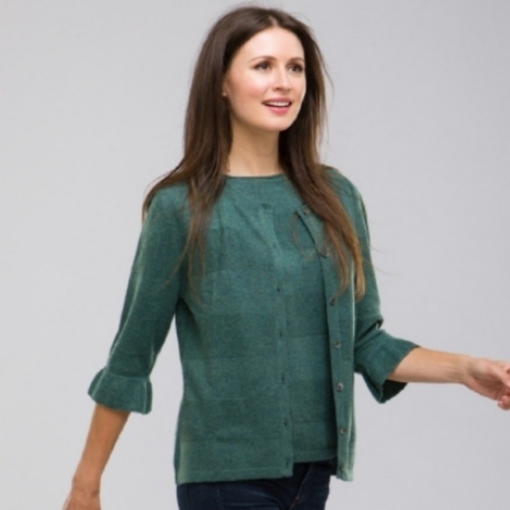 Diane Snyder 100% Cashmere Marielle Cardigan B116